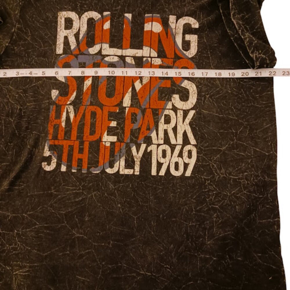 Rolling Stones, T-Shirt, Hyde Park 5th July 1969, Size Large, Black - Picture 4 of 7